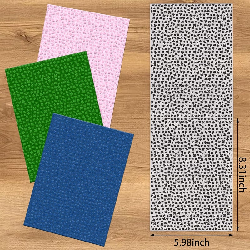 Threetols 3-D Textured Impressions Embossing Folder, Dot Background Embossing Folder for Card Making, Rain Frame DIY Plastic Scrapbooking Photo Album Card Paper DIY Craft Decor Template Mold - Image 2